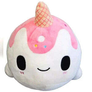 Aurora Plush Nomwhal Narwhal Squishy Peach Studios Vanilla Berry